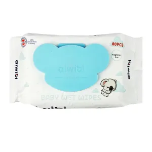 AiWibi Fragrance Free Baby Wet Wipes 80pcs